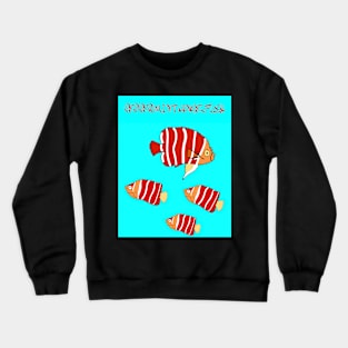 PEPPERMINT ANGLEFISH Crewneck Sweatshirt